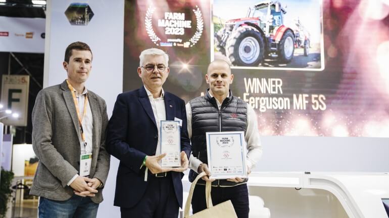 La serie MF 5S de Massey Ferguson gana el premio Farm Machine 2023